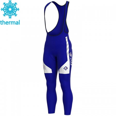 Fietsbroek Lang met Bretels 2020 Groupama-FDJ N001 Winter Thermal Fleece